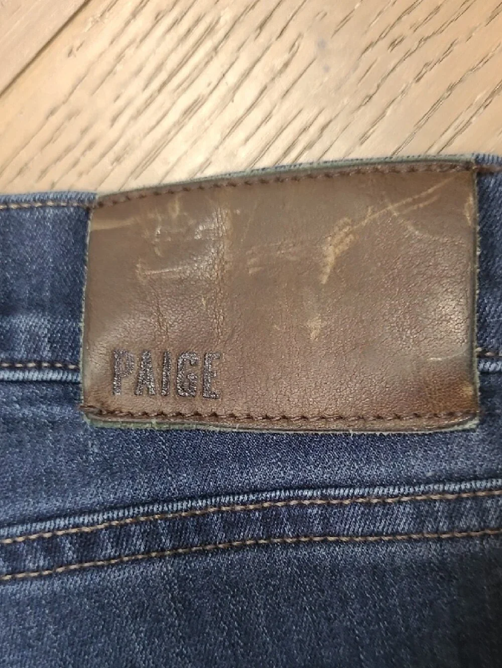 EUC PAIGE Federal Jeans Men's sz 33/31 Slim Straight Leg Denim